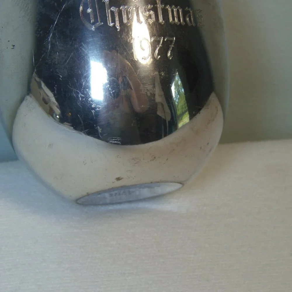 Stieff Pewter Jefferson‎ Cup/P50 Engraved Christmas 1977 Retro ModGoGo  This Cup